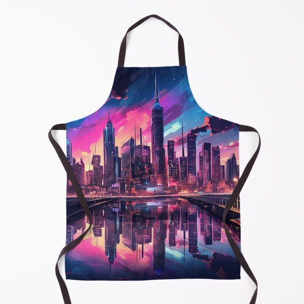 Item preview, standing at the edge of a retrowave city designed and sold by artyficial-.