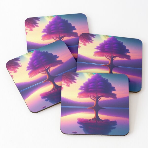 Item preview, The Majestic Tree and the Glowing Lake designed and sold by WhimsyRealm.