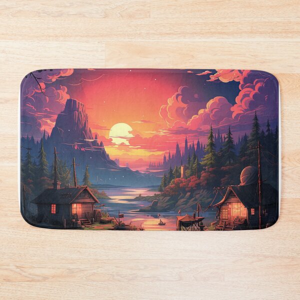 Item preview, stunning view from shelter over the sunset designed and sold by artyficial-.