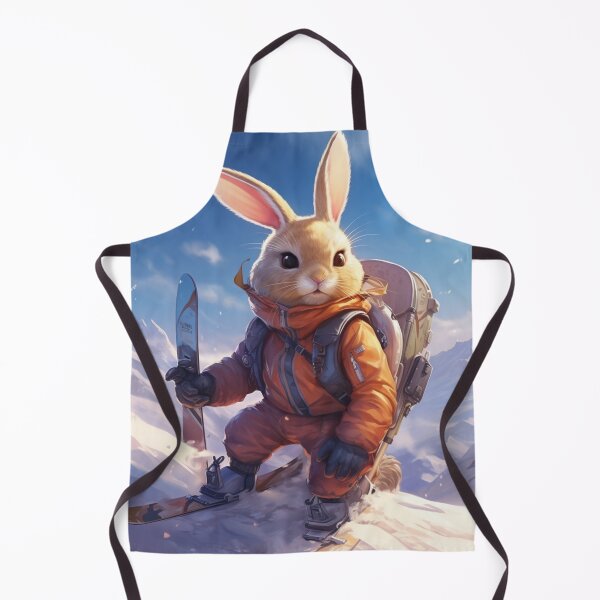 Item preview, Rabbit skiing on top of the mountain designed and sold by RichardDHJ.