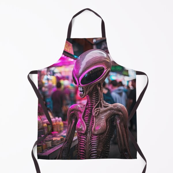 Item preview, synthwave alien descending back to the streets designed and sold by artyficial-.