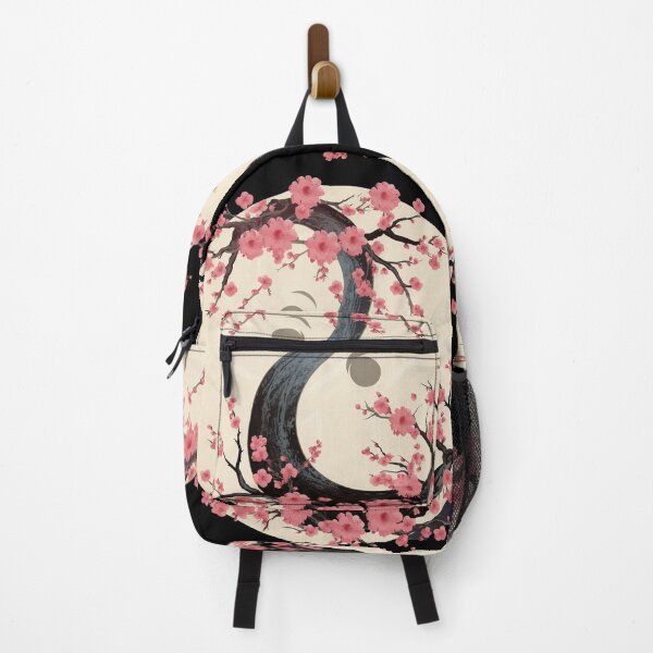 Item preview, Timeless Symbolism: Retro Sakura Yin and Yang Artwork designed and sold by NarwhalShop.