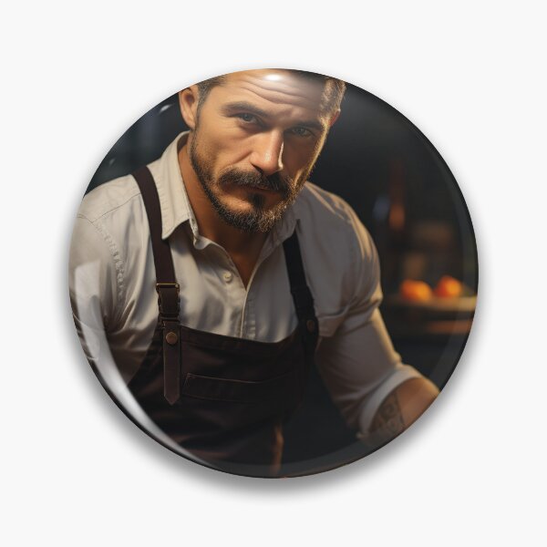 Item preview, Food Stylist Prepping Culinary Masterpiece designed and sold by TheBrainArt.