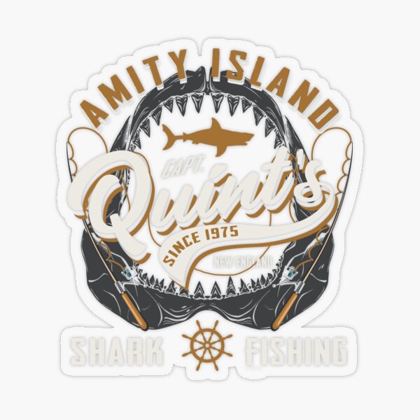 Quint's Shark Fishing (Universal © UCS LLC) Sticker for Sale by