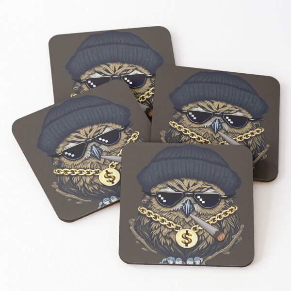 Item preview, Thug life owl designed and sold by Dr-Kane.