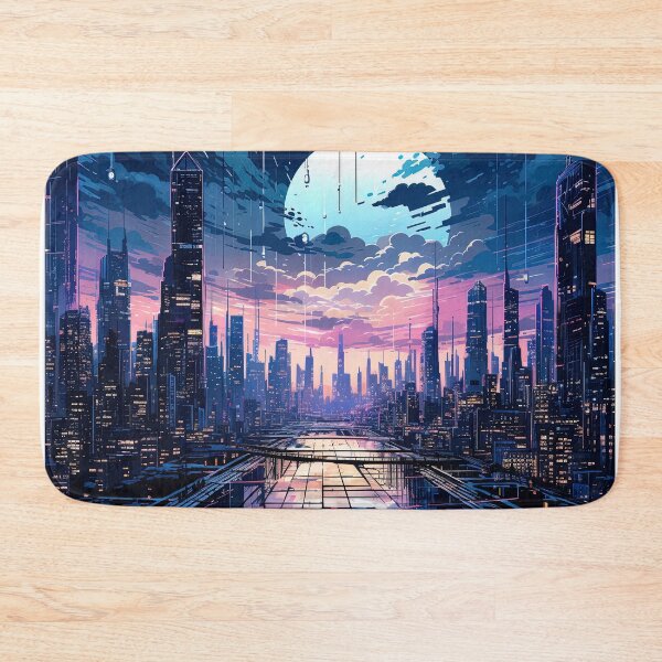 Item preview, synthwave In the distance towering megastructure designed and sold by artyficial-.