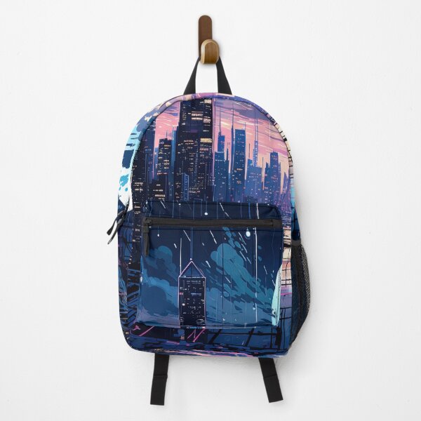 Item preview, synthwave In the distance towering megastructure designed and sold by artyficial-.