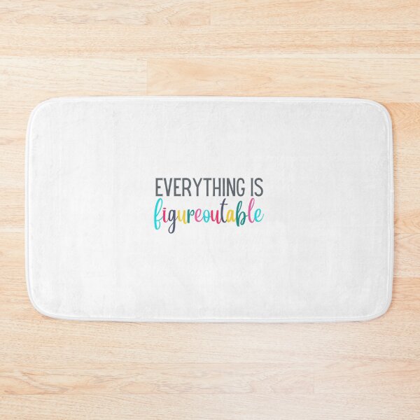 Item preview, Everything is Figureoutable | Motivation | Affirmation | Girl Boss designed and sold by ShoniwDesigns.