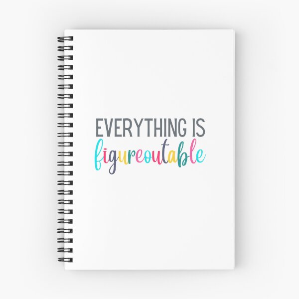Item preview, Everything is Figureoutable | Motivation | Affirmation | Girl Boss designed and sold by ShoniwDesigns.