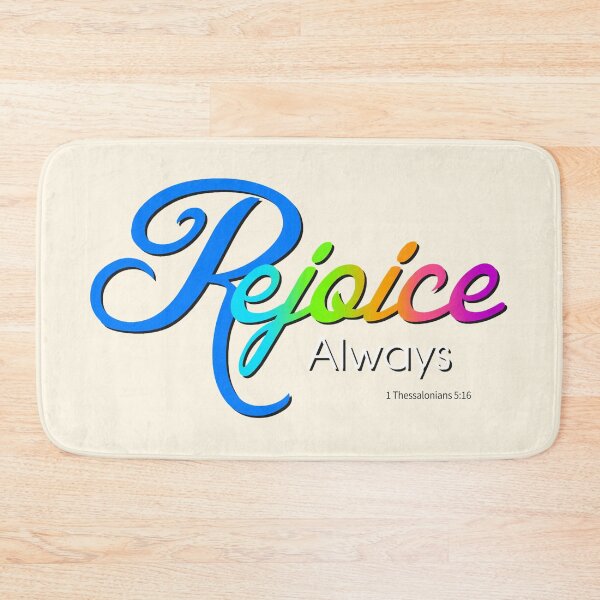 Item preview, Colorful Rejoice Always 1 Thessalonians Scripture  designed and sold by Alondra.