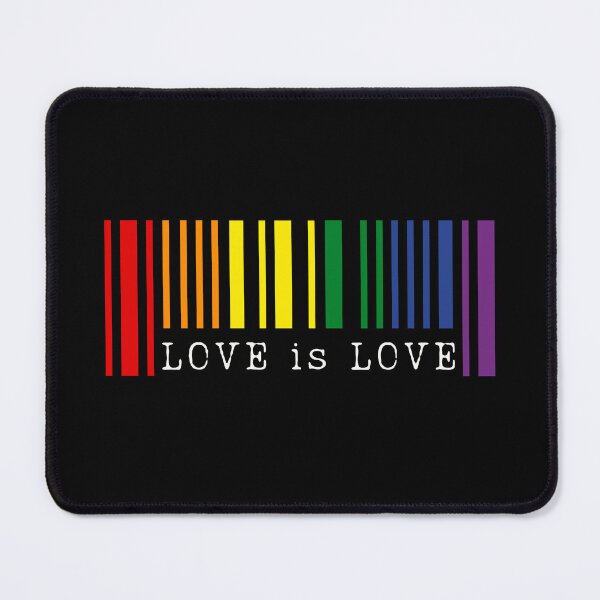 Item preview, Love is Love Barcode LGBTQIA+ designed and sold by PODbyNihar.
