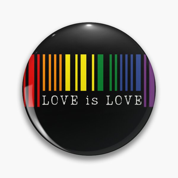 Item preview, Love is Love Barcode LGBTQIA+ designed and sold by PODbyNihar.