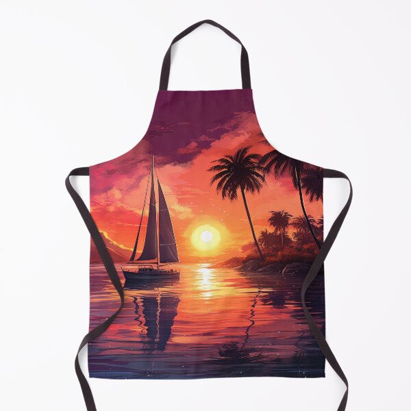 Item preview, synthwave Set sail at sunset as the golden hue designed and sold by artyficial-.