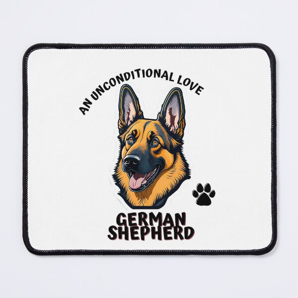 Item preview, "Unwavering Loyalty: Illustration of a German Shepherd" designed and sold by Designsmaxi.