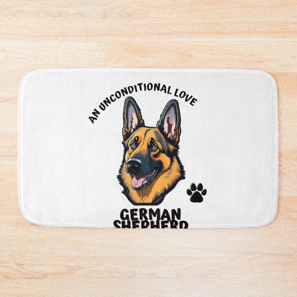 Item preview, "Unwavering Loyalty: Illustration of a German Shepherd" designed and sold by Designsmaxi.