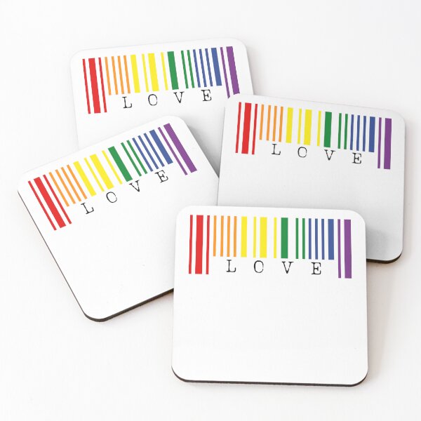 Item preview, Love Barcode LGBTQIA+ designed and sold by PODbyNihar.
