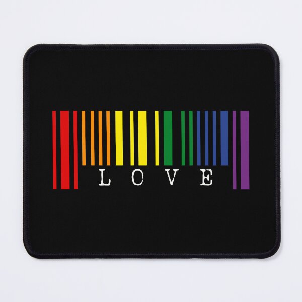 Item preview, Love Barcode LGBTQIA+ designed and sold by PODbyNihar.