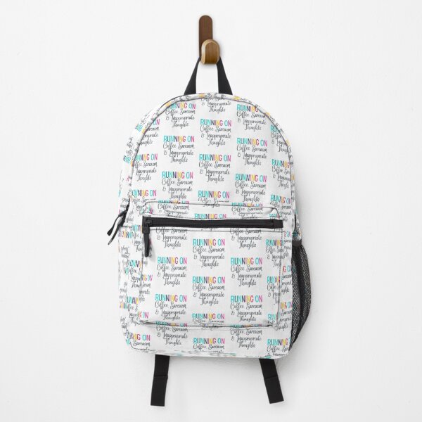 Item preview, Running on Coffee, Sarcasm, and  Inappropriate Thoughts designed and sold by ShoniwDesigns.