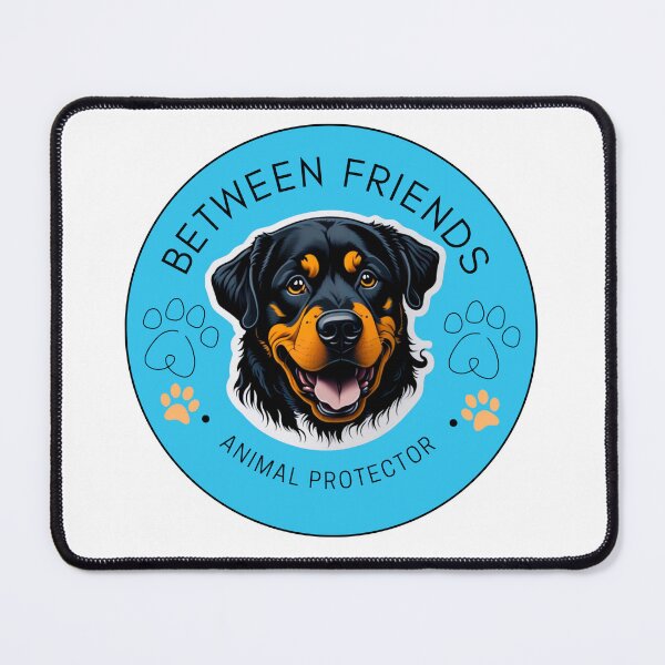 Item preview, "Friendly Firmness: Illustration of a Rottweiler" designed and sold by Designsmaxi.
