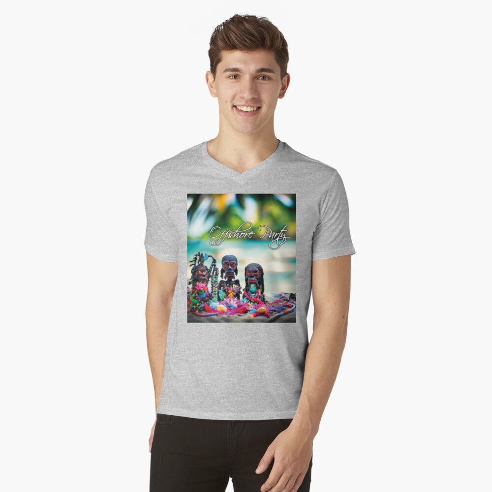 Item preview, V-Neck T-Shirt designed and sold by dj-KIR.