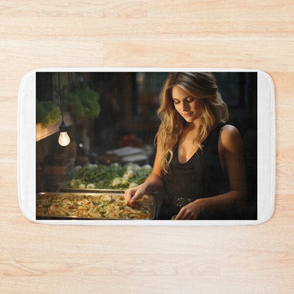 Item preview, Food Stylist Formulating Culinary Masterpiece designed and sold by TheBrainArt.