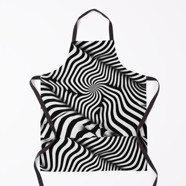 Item preview, Black and white swirl optical illusion pattern designed and sold by Beso75.