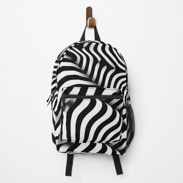 Item preview, Black and white swirl optical illusion pattern designed and sold by Beso75.