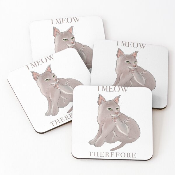 Item preview, Philosophical Cat designed and sold by defterella.