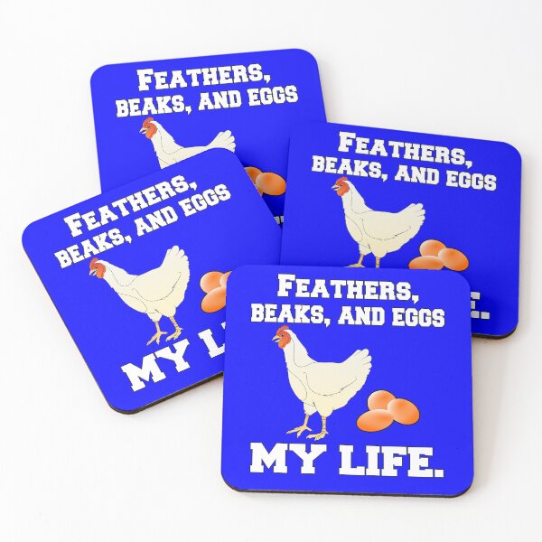 Item preview, Funny Chicken Farmer Humor Feathers, Beaks, And Eggs My Life designed and sold by fantasticdesign.
