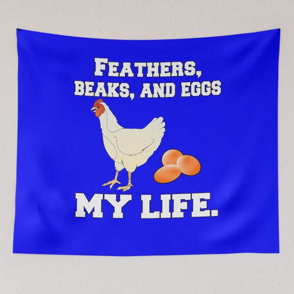 Item preview, Funny Chicken Farmer Humor Feathers, Beaks, And Eggs My Life designed and sold by fantasticdesign.