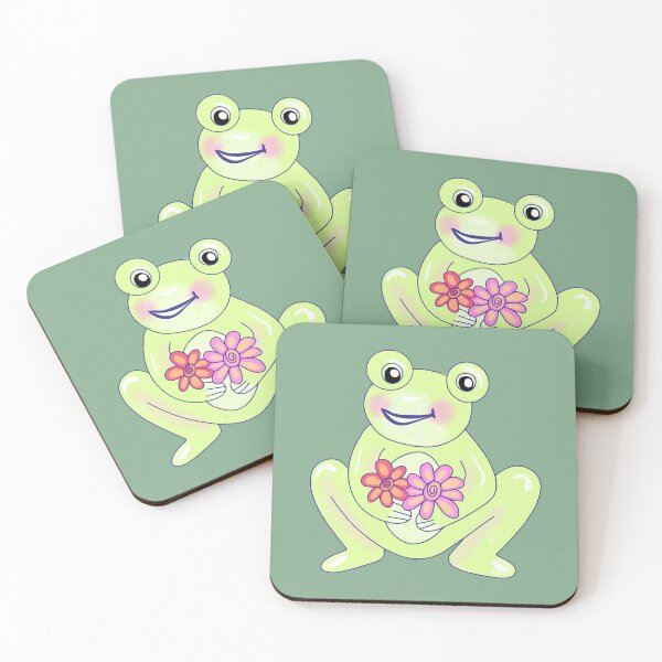 Item preview, Fun Frog Illustration designed and sold by Camilla Makes.