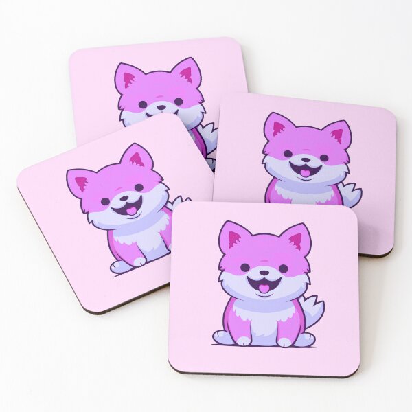 Item preview, Fluffy Cute Pink Shiba Inu designed and sold by Rauens.