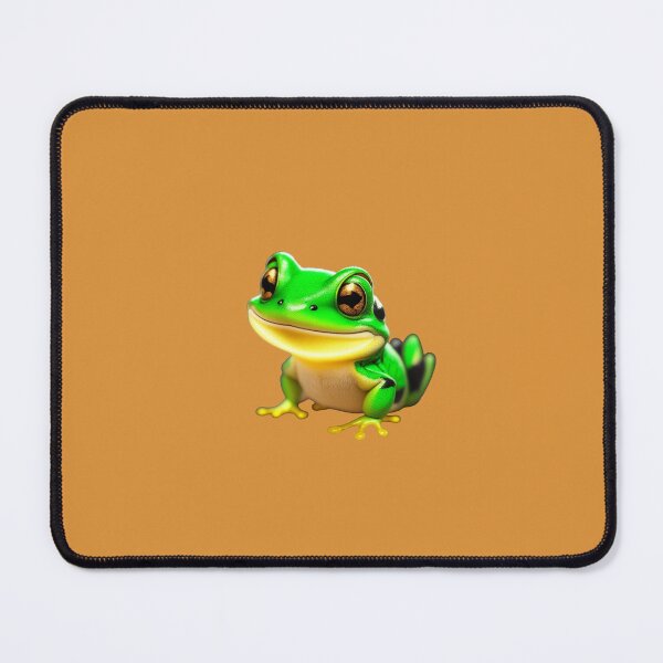 Item preview, Hyperrealistic Cute Green Tree Frog Digital Art Design designed and sold by EcstaticArt.