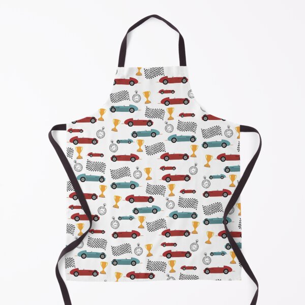 Item preview, Blue & Red Fast Retro Vintage Racing Cars designed and sold by idovedesign.