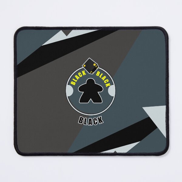Item preview, BLACK Meeple with Dice: Lines Design designed and sold by csalvati77.