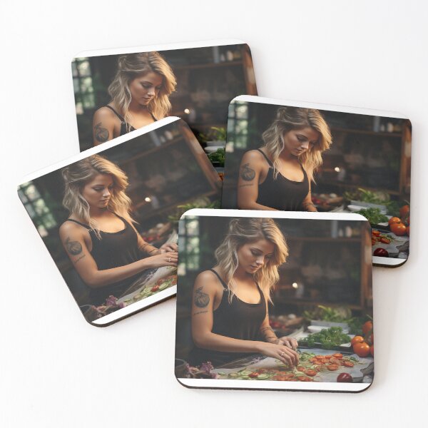 Item preview, Food Stylist Developing Culinary Masterpiece designed and sold by TheBrainArt.