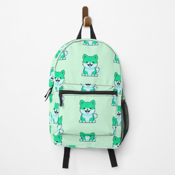 Item preview, Fluffy Cute Green Shiba Inu designed and sold by Rauens.