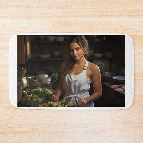 Item preview, Food Stylist Executing Culinary Masterpiece designed and sold by TheBrainArt.