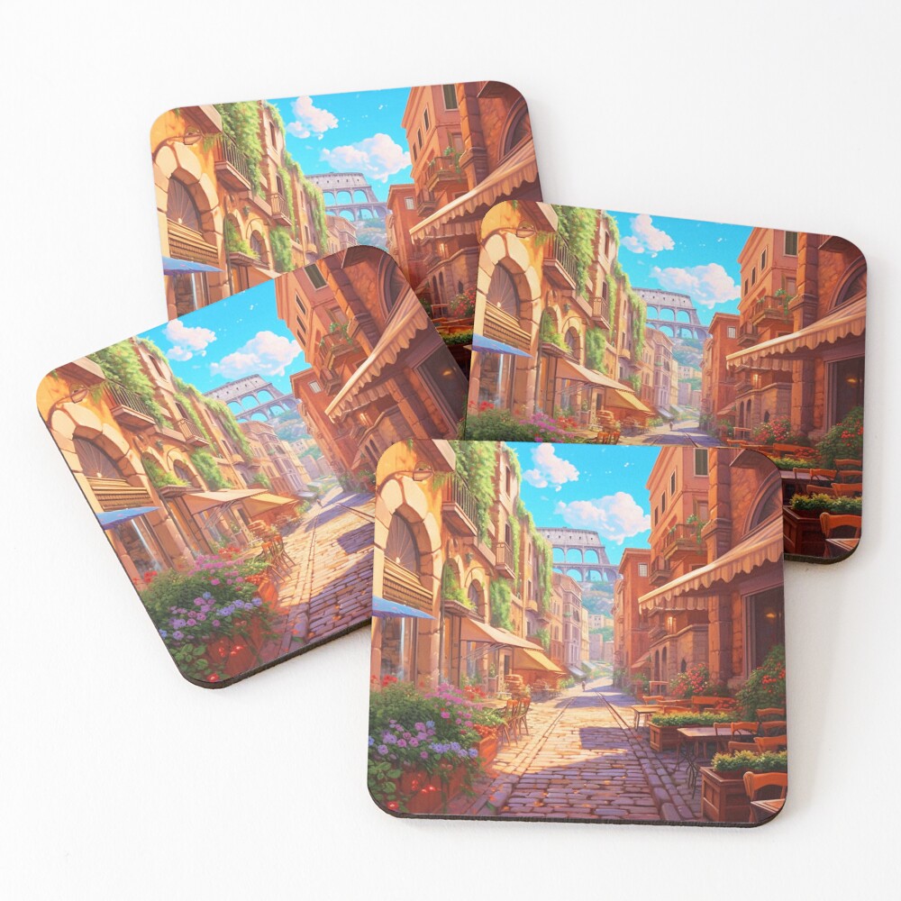 Item preview, Coasters (Set of 4) designed and sold by RedCosmos-.