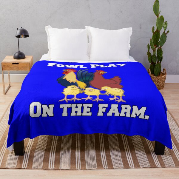 Item preview, Funny Chicken Farmer Humor Fowl Play On The Farm designed and sold by fantasticdesign.