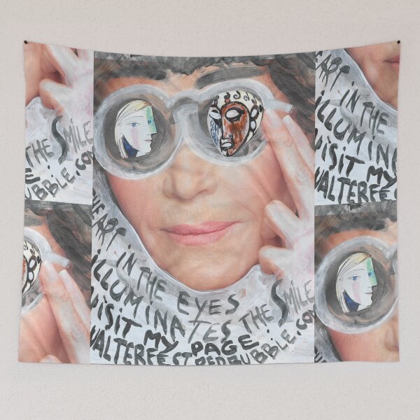 Item preview, The art in the eyes illuminates the smile - 1 designed and sold by walterfest.