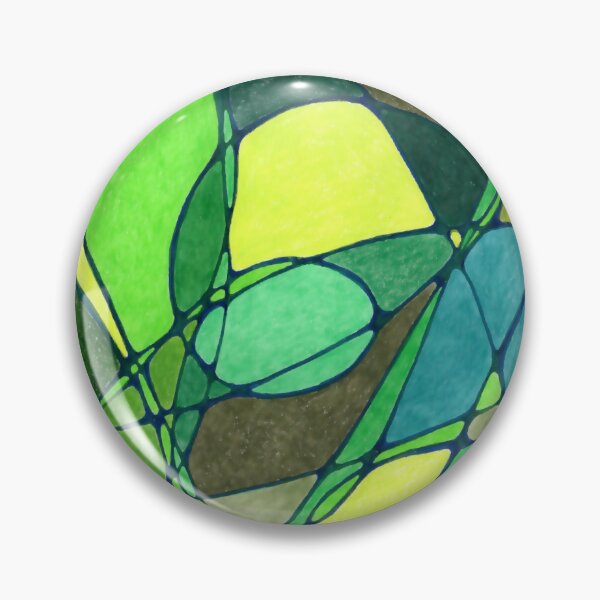 Item preview, Green Abstract Swirling Lines designed and sold by LiszaB.