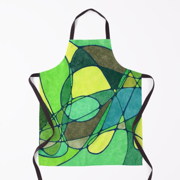 Item preview, Green Abstract Swirling Lines designed and sold by LiszaB.