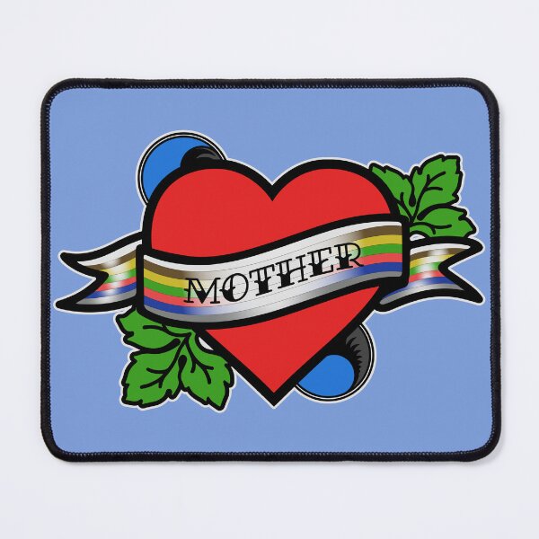 Item preview, I Love Mother Tattoo (Blue Ajah) designed and sold by Taveren-Tavern.