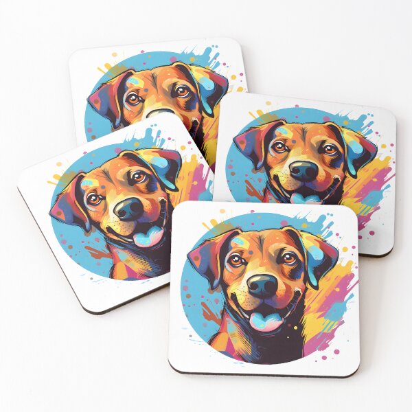 Item preview, happy looking dog designed and sold by nkhookysun.