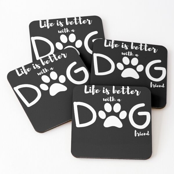 Item preview, life is better with a dog friend designed and sold by ExpertSayeed.