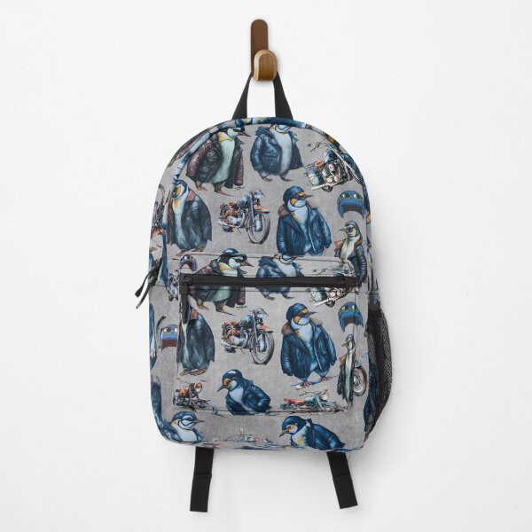 Item preview, Vintage Biker Penguins designed and sold by Travelslightly.