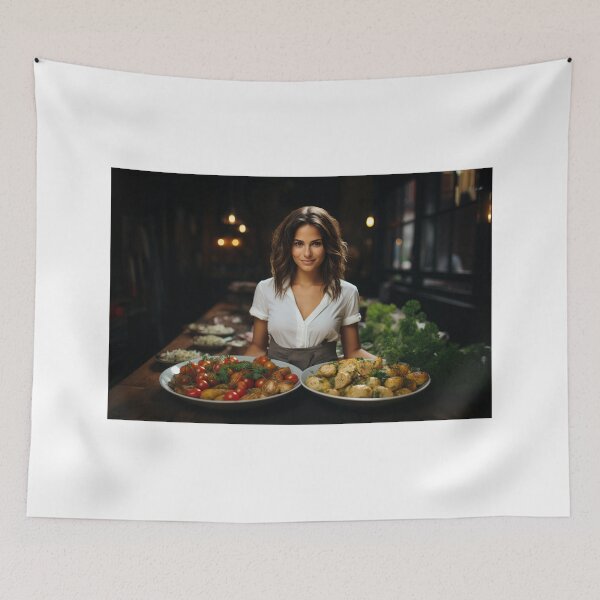 Item preview, Food Stylist Plating Culinary Masterpiece designed and sold by TheBrainArt.