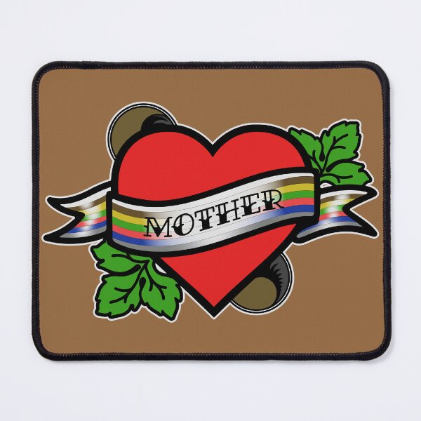Item preview, I Love Mother Tattoo (Brown Ajah) designed and sold by Taveren-Tavern.