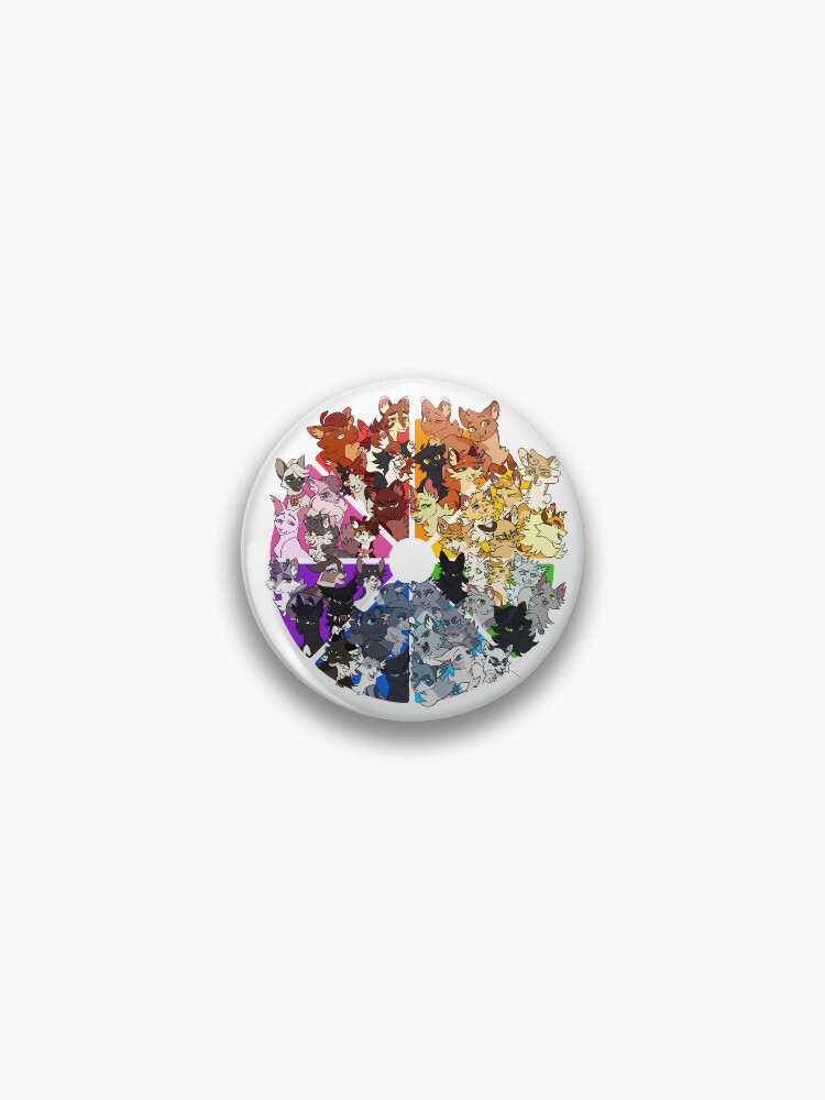 Warrior cats color wheel Pin for Sale by Gekkozilla